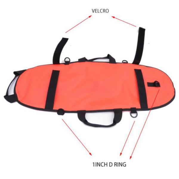 フリーダイビングスピアフィッシングレッドのための25Mロープ付きフリーダイビングブイフロート