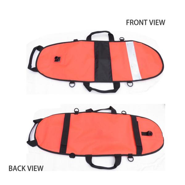 フリーダイビングスピアフィッシングレッドのための25Mロープ付きフリーダイビングブイフロート