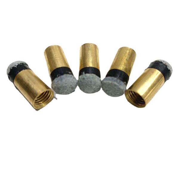 10個のスヌーカー/プールキューチップねじ山タイプ4サイズねじ山径11mm