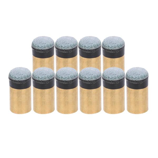 10個のスヌーカー/プールキューチップねじ山タイプ4サイズねじ山径11mm