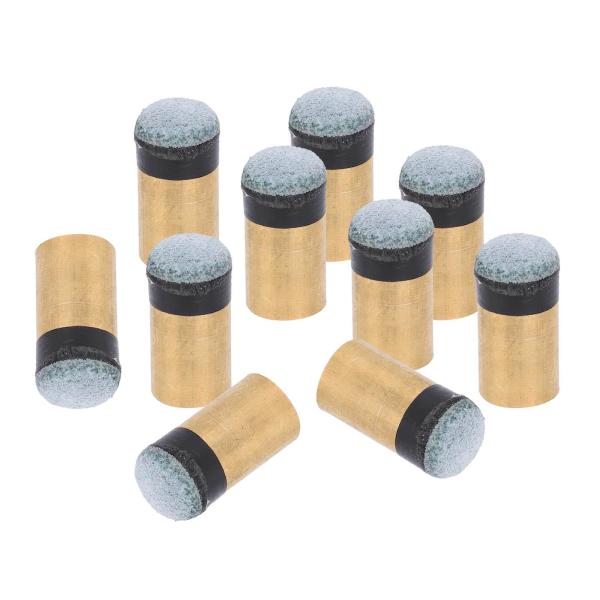 10個のスヌーカー/プールキューチップねじ山タイプ4サイズねじ山径12mm