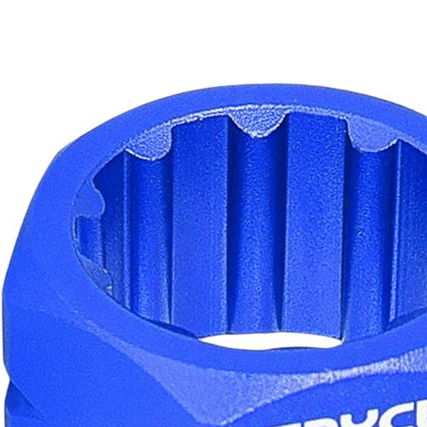 バイクペダル修理ツールアクセサリーバイクMTBブルーのアクスルスピンドル取り外し