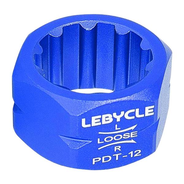 バイクペダル修理ツールアクセサリーバイクMTBブルーのアクスルスピンドル取り外し