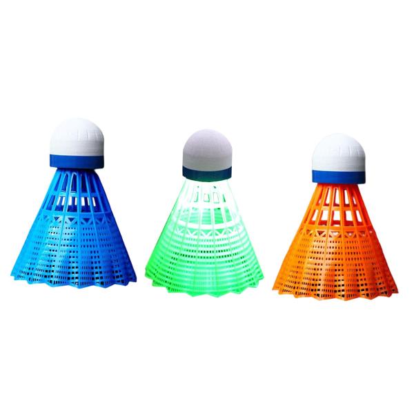3x LED バドミントン シャトルコック アクティビティ アウトドア インドア スポーツ トレーニング |  | 06
