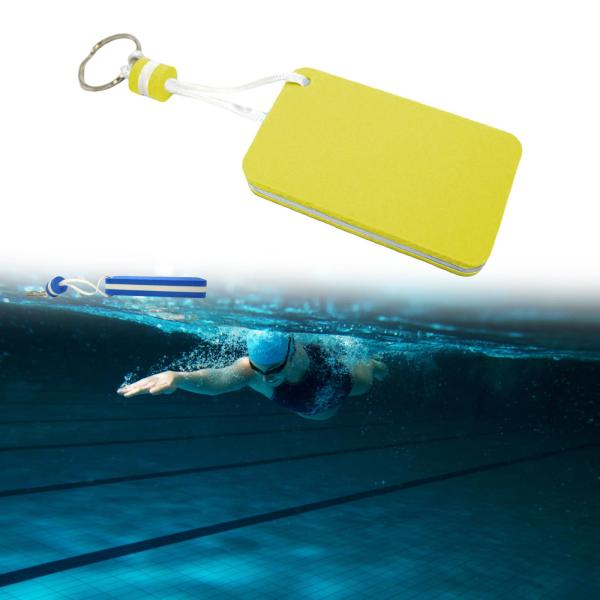 フローティングキーチェーン Floater フローティング カラフル 長方形  キーチェーン アウトドア ウォータースポーツ サーフィン
