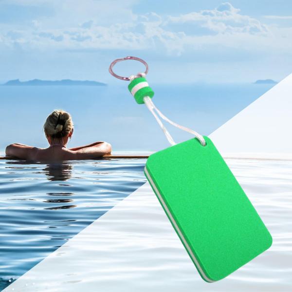 フローティングキーチェーン Floater フローティング カラフル 長方形  キーチェーン アウトドア ウォータースポーツ サーフィン