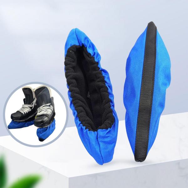 スケートガードレディースメンズプロテクトスリーブソフトアイススケートブレードカバーブルー37.5cm