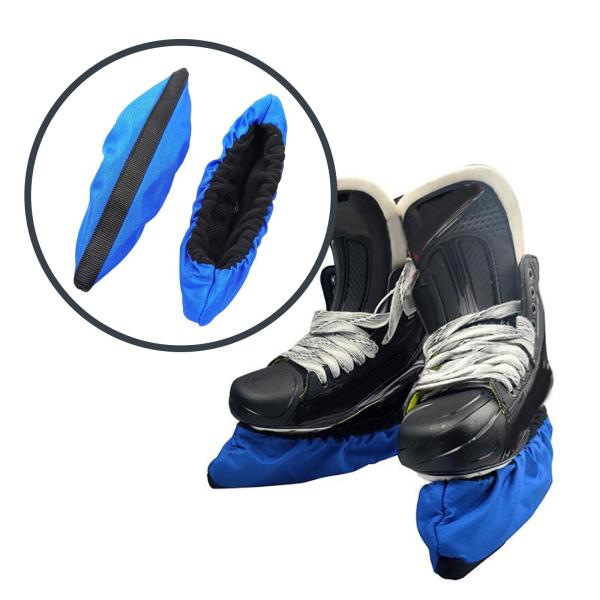 スケートガードレディースメンズプロテクトスリーブソフトアイススケートブレードカバーブルー37.5cm