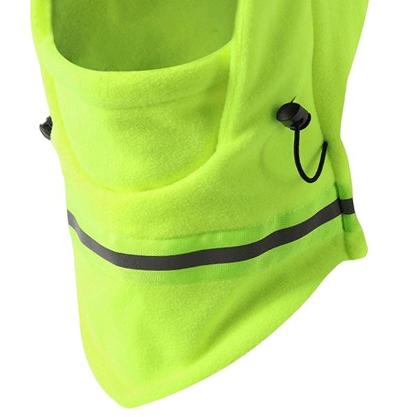 暖かいフェイスハットカバーウォーマーウィンターバラクラバスキーハットハイキング用メンズスキーグリーン