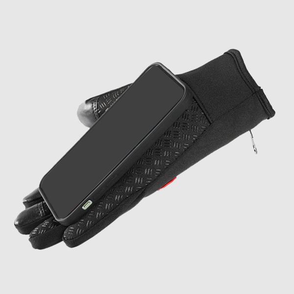 冬用手袋 防風 のために オートバイ サイクリング 男女兼用 XXL ブラック