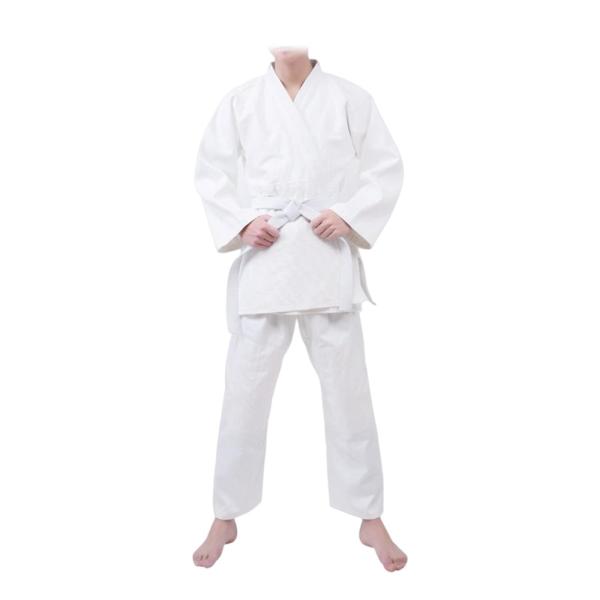 伝統柔道着 スーツ 長袖 帯着 大人用 130cm
