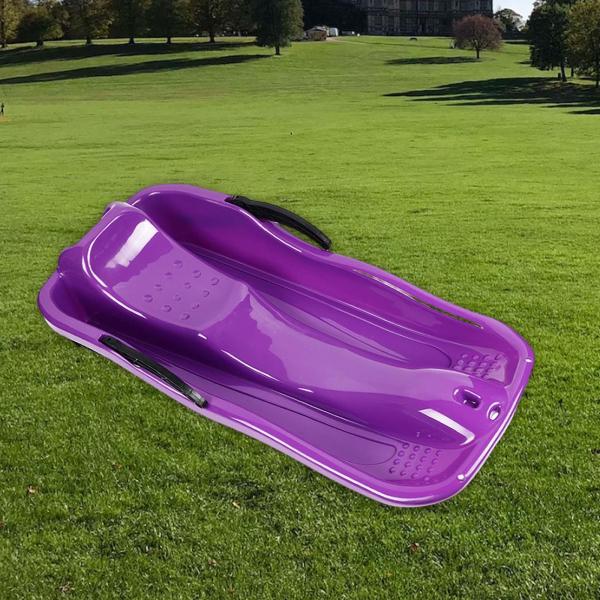 ポータブル 冬 雪そり そり 子供用そり 楽しいおもちゃ ブレーキ付き スキー 下り坂 そり トボガン 庭 芝生 スポーツ 屋外 芝生用 ,