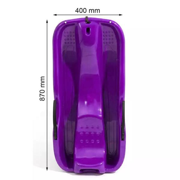 ポータブル 冬 雪そり そり 子供用そり 楽しいおもちゃ ブレーキ付き スキー 下り坂 そり トボガン 庭 芝生 スポーツ 屋外 芝生用 ,