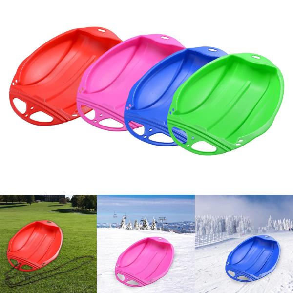 耐久性のある子供用雪そり、スキー板下り坂そり、草砂滑走スノーボードそり , 赤