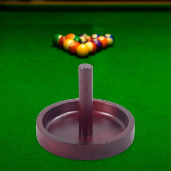 木製ビリヤード コーン  ボウル コーン チョーク ホルダー ゲーム ルーム アクセサリー レッド