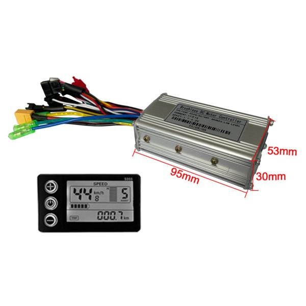 24V 36V 48V/17A モーター ブラシレス コントローラー LCD ディスプレイ 耐久性  プロフェッショナル フィッティング コ