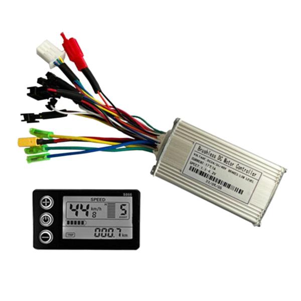 24V 36V 48V/17A モーター ブラシレス コントローラー LCD ディスプレイ 耐久性  プロフェッショナル フィッティング コ