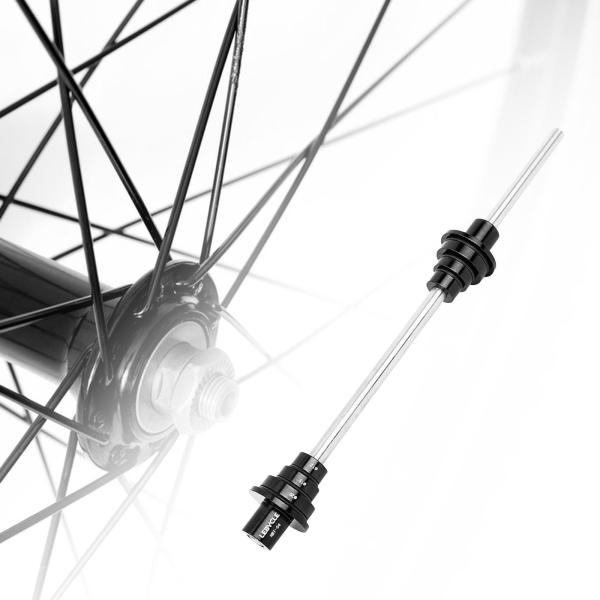 バイク ホイール スルー アクスル アダプター ツルーイング スタンド用 ユニバーサル サイクリング 12/15/20mm ブラック