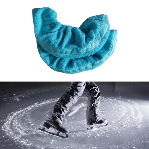 ソフト アイス スケート カバー カバー アイススケート フィギュア スケート スケート プロテクター 大人用 M ブルー