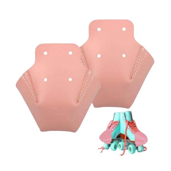 ローラースケート プロテクター 取り外し可能 人工皮革 交換用 機器 ピンク