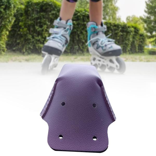 ローラー スケート プロテクター取り外し可能な人工皮革交換用機器紫
