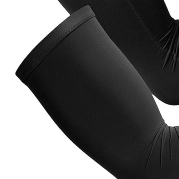 クーリング アーム スリーブ カバー サン プロテクション スポーツ ユニセックス XL ブラック