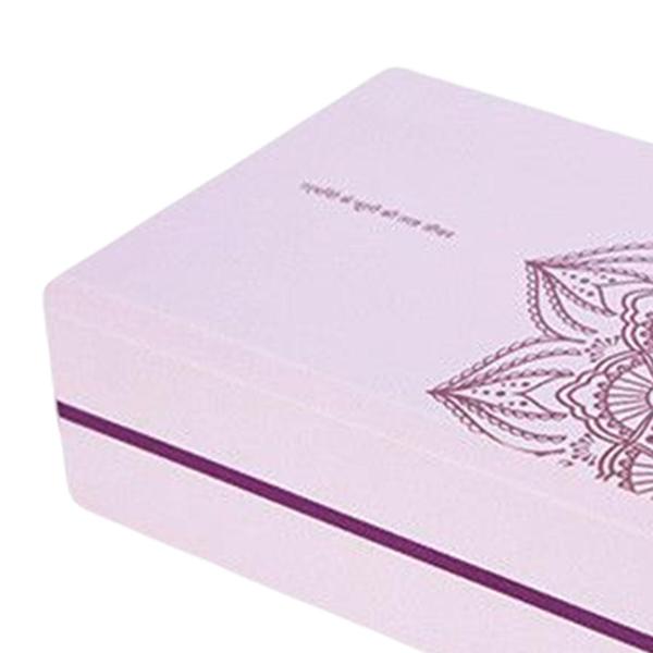 ヨガ ブロック  EVA フォーム ブロック バランス トレーナー ノンスリップ フィットネス用 ピンク