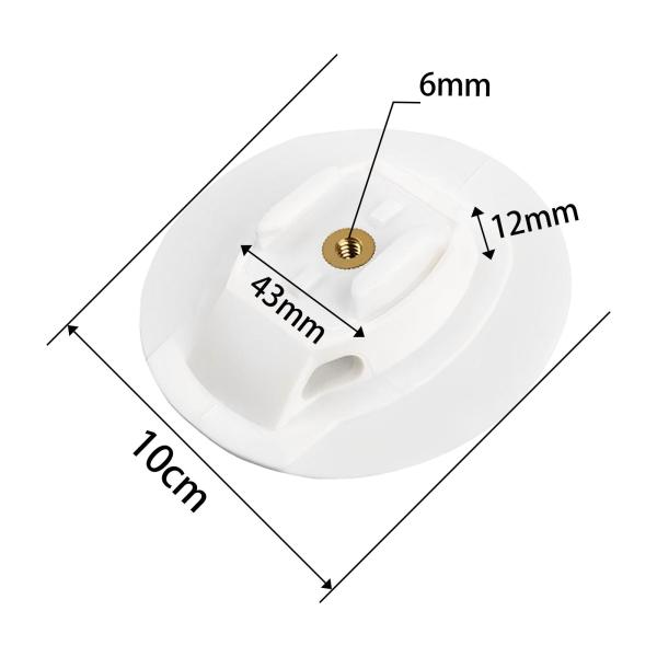 膨脹可能なサーフボードのカメラの基盤 10cm の安定したパドルボードの付属品