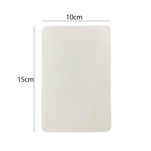 ボート修理パッチ 10cmx15cm PVC 修理パッチ ディンギーラフト修理ツール用 ホワイト