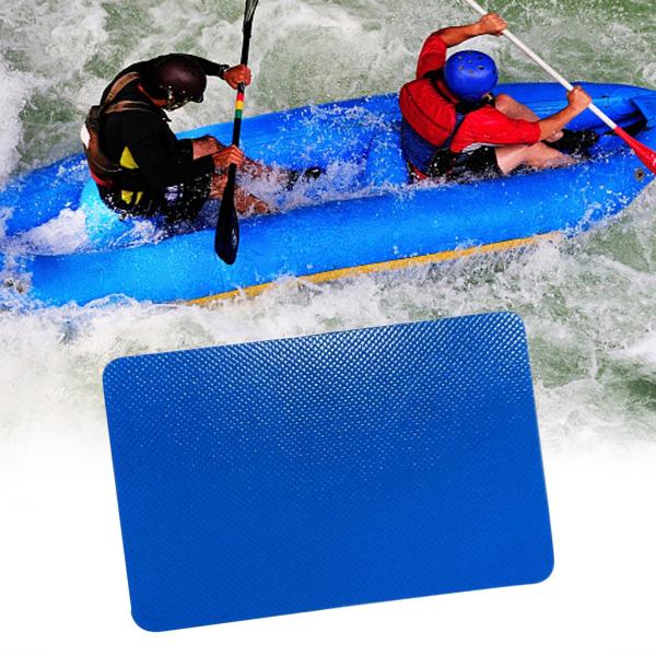 ボート修理パッチ 10cmx15cm PVC 修理パッチ ディンギーラフト修理ツール用 ブルー