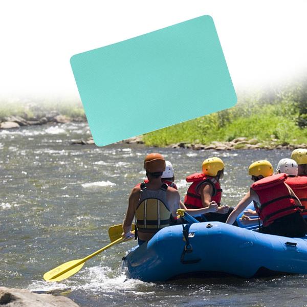 ボート修理パッチ 10cmx15cm PVC 修理パッチ ディンギーラフト修理ツール用 グリーン