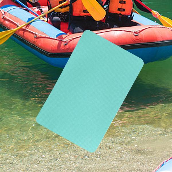 ボート修理パッチ 10cmx15cm PVC 修理パッチ ディンギーラフト修理ツール用 グリーン