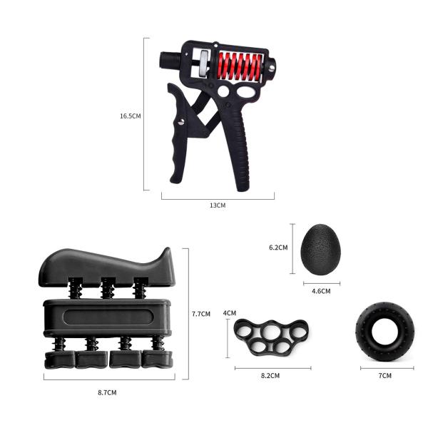 5 個ハンドグリップ強化キットハンドグリップトレーナーリングとボール 5-60kg レッドスプリング