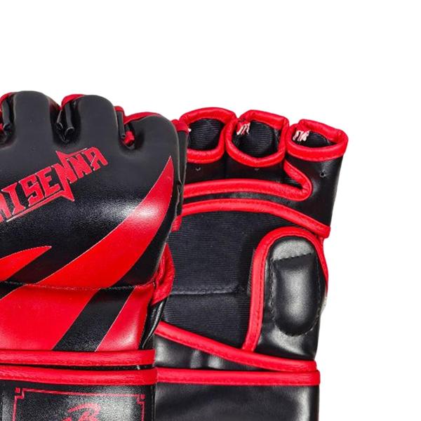 Mma グローブ ハーフフィンガー トレーニング ボクシング グローブ  キック ボクシング グローブ ブラック レッド
