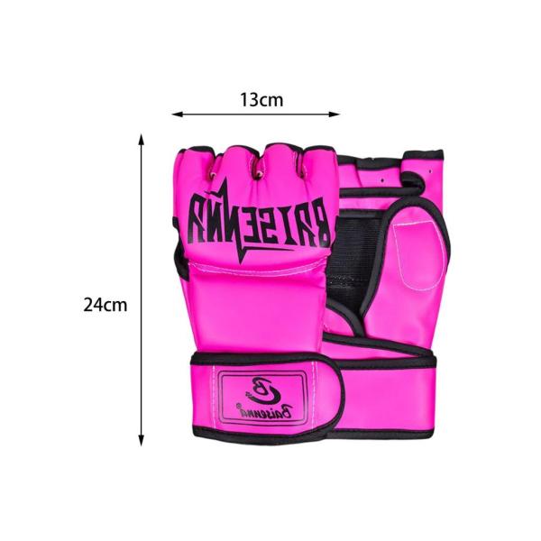 Mma グローブ ハーフフィンガー トレーニング ボクシング グローブ  キック ボクシング グローブ ホワイト ブラック