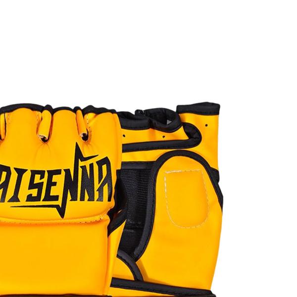 Mma グローブ ハーフフィンガー トレーニング ボクシング グローブ  キック ボクシング グローブ オレンジ