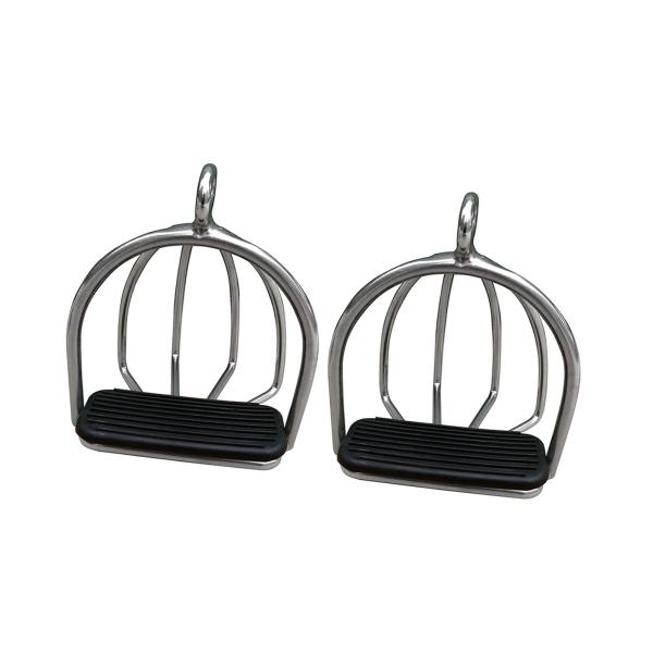 安全乗馬アクセサリー12 x 3.3cmのための2x乗馬鐙馬術ツール