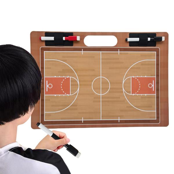バスケットボール コーチングボード コーチボード プレイボード 消去可能なマーカー ポータブル レイアウト ノートブック バスケットボール 