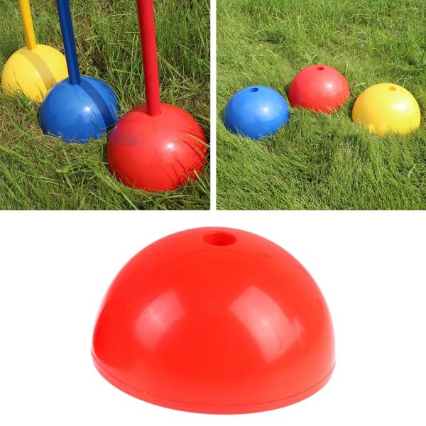 トレーニング マーカー サッカー サイン ポール ベース サッカー サッカー 練習用 スケート レッド ノーマル