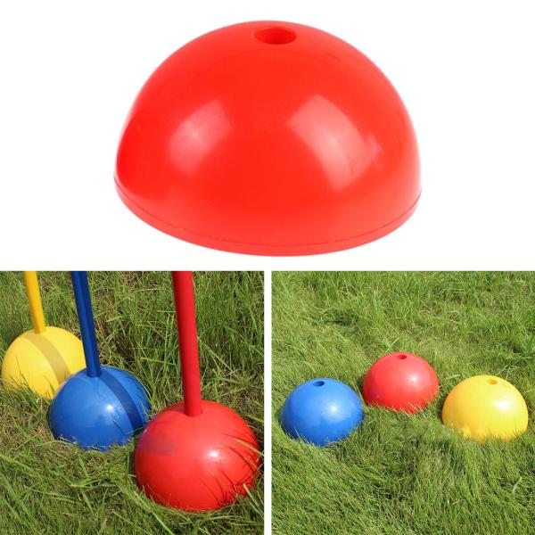 トレーニング マーカー サッカー サイン ポール ベース サッカー サッカー 練習用 スケート レッド ノーマル