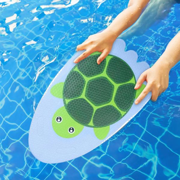 子供のための水泳キックボード 2 グリップ水泳トレーニングキックボード EVA 水泳フロートタートル
