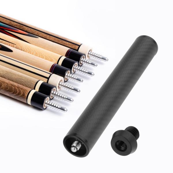 プールキュー延長ビリヤード用品リアプラグバンパー付きプールキューエクステンダー12インチ