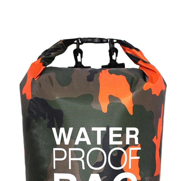 防水バックパック ポケット収納 フローティングバックパック カヤック カヌー キャンプ用 オレンジ