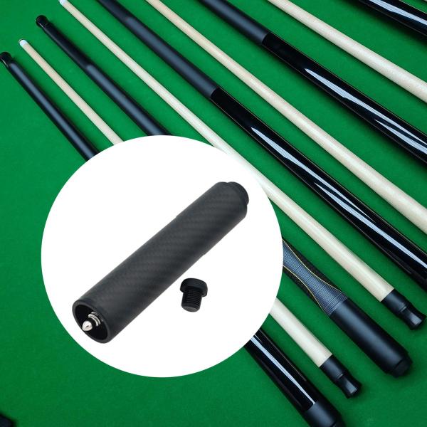 キュースティックエクステンダー コンパクト 初心者用アタッチメント ビリヤード プール キューエクステンション 30.4cm
