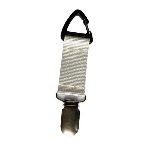 トラベルバッグ用ハットクリップ ハンズフリーダックビルハットクリップ トートバッグ用 荷物財布 ホワイト