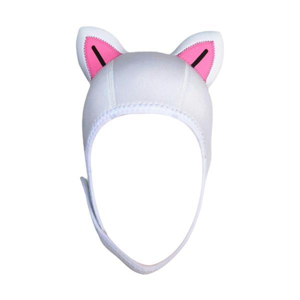 猫耳ダイビングフード サーマルサーフィンフード 3mm ネオプレンフード 通気孔付き 快適でかわいいサーフィン帽子 スイミングキャップ メン｜stk-shop｜02