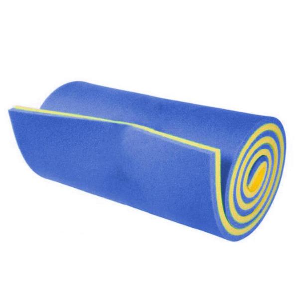 ウォーターフロートマット高密度Xpeブランケットフロートマットレスビーチプール用ブルーとイエロー