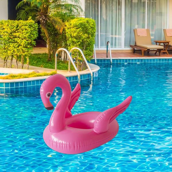 子供用プールフロートかわいいシート浮き輪付き子供用子供夏フラミンゴ