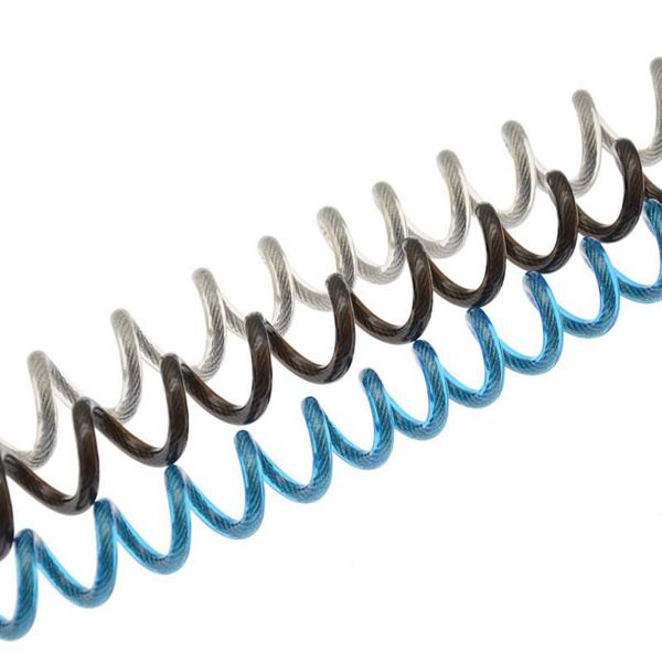 ダイブスナッピーのコイルストラップ耐久性のあるスキューバダイビングカメラ紛失防止ストラップストラップブラック