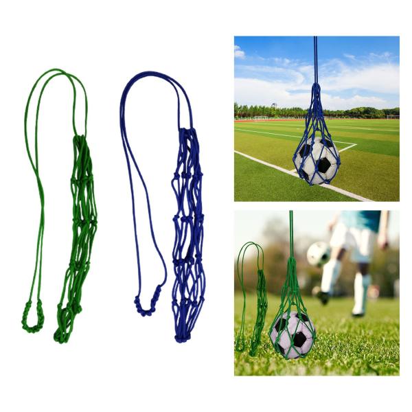 サッカー ネットバッグ ポータブル シングル ボール キャリー バッグ サッカー スポーツ バスケットボール用 グリーン